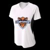 Ladies' Color Block Performance V-Neck T-Shirt Thumbnail