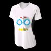 Ladies' Color Block Performance V-Neck T-Shirt Thumbnail