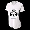 Ladies' Color Block Performance V-Neck T-Shirt Thumbnail