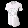 Ladies' Color Block Performance V-Neck T-Shirt Thumbnail