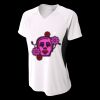 Ladies' Color Block Performance V-Neck T-Shirt Thumbnail