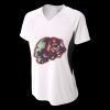 Ladies' Color Block Performance V-Neck T-Shirt Thumbnail