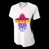 Ladies' Color Block Performance V-Neck T-Shirt Thumbnail