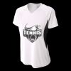 Ladies' Color Block Performance V-Neck T-Shirt Thumbnail