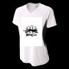 Ladies' Color Block Performance V-Neck T-Shirt Thumbnail