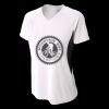 Ladies' Color Block Performance V-Neck T-Shirt Thumbnail