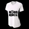 Ladies' Color Block Performance V-Neck T-Shirt Thumbnail